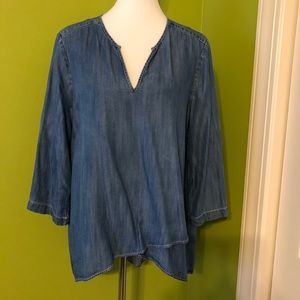 Karen Kane Denim Tunic Size XL LN